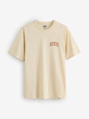 Dickies Cream Aitkin Chest T-Shirt - Image 1 of 1