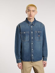 Dickies Blue Mechanic Denim Shirt - Image 1 of 7