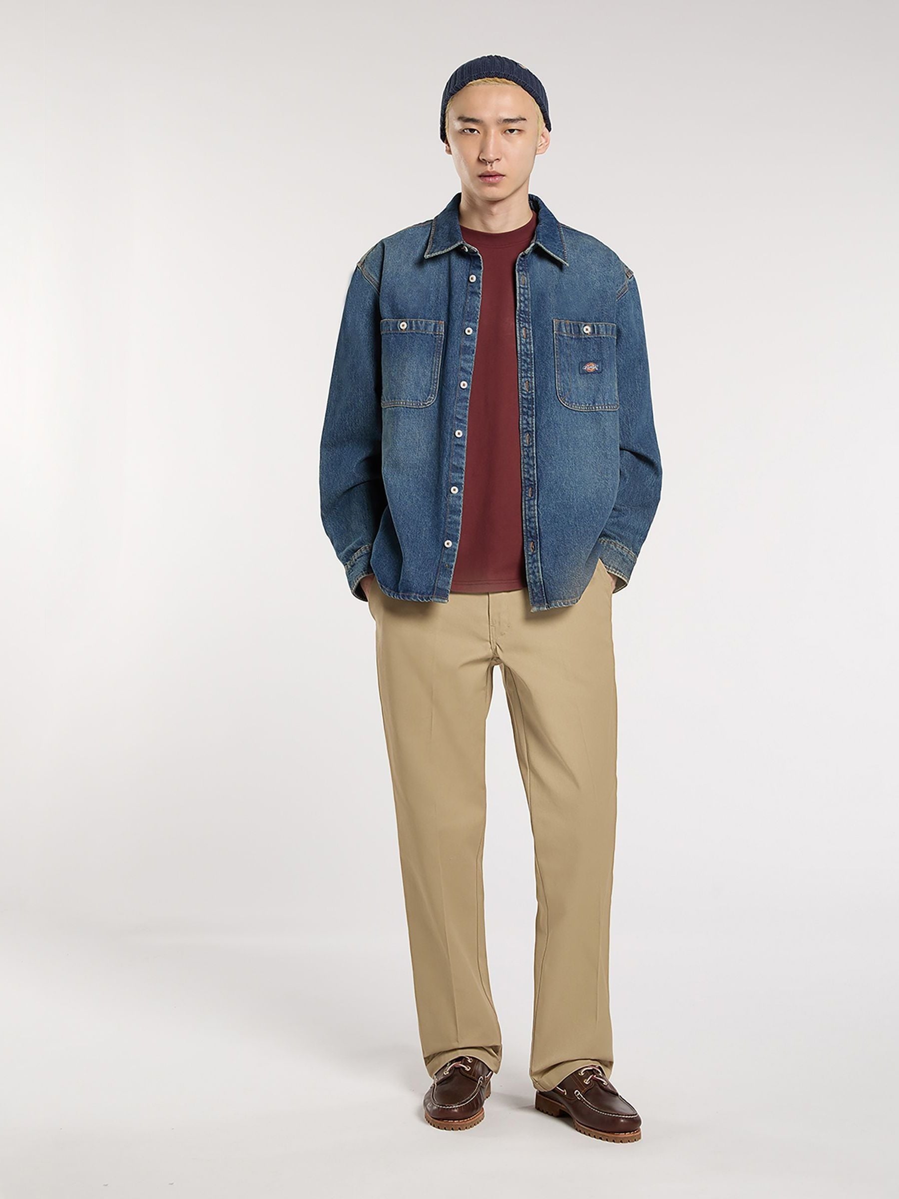 Next：日本 ブルー - Dickies メカニック デニムシャツ from Next Japan