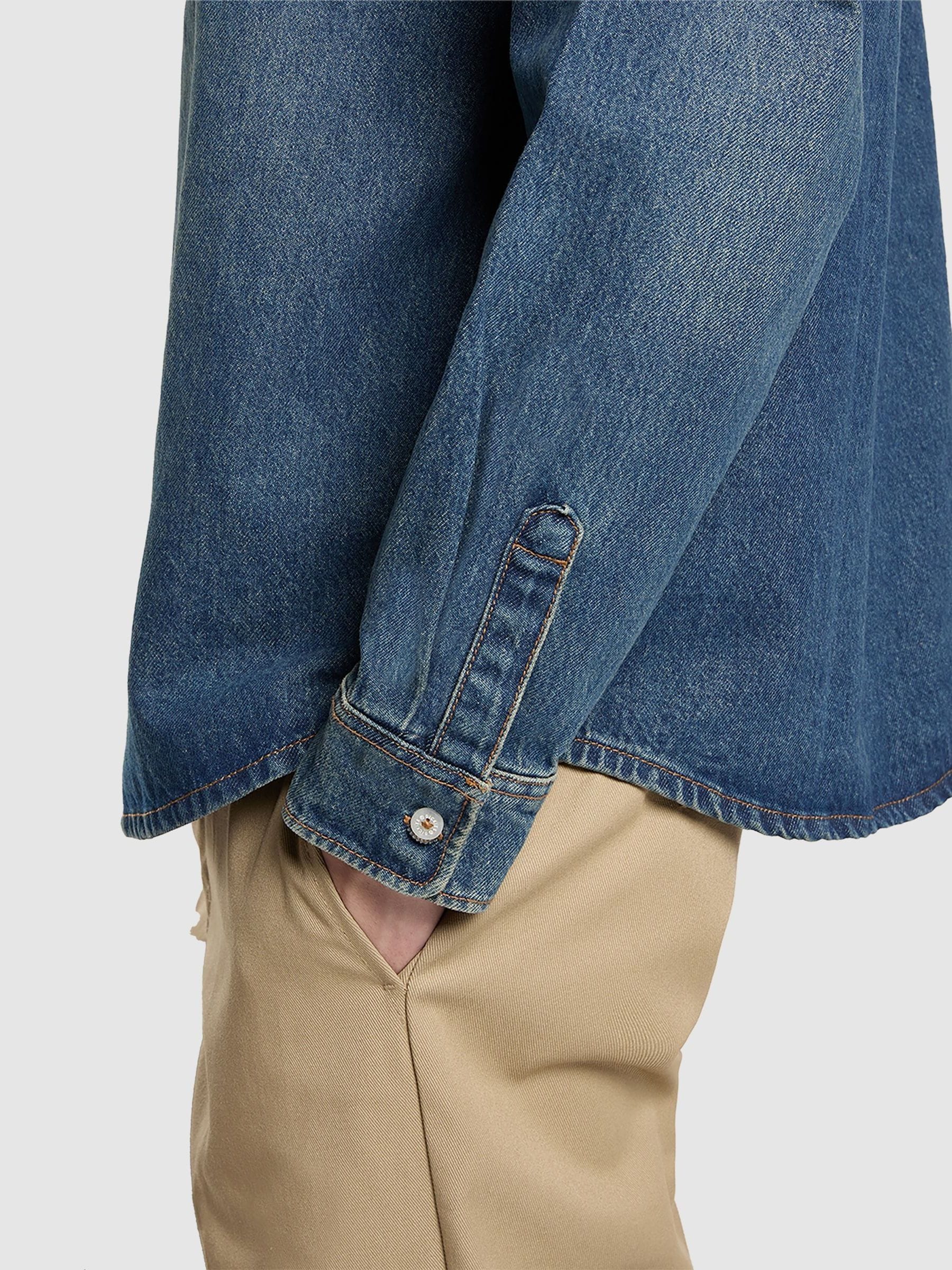 Next：日本 ブルー - Dickies メカニック デニムシャツ from Next Japan