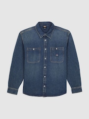 Dickies Blue Mechanic Denim Shirt - Image 6 of 7
