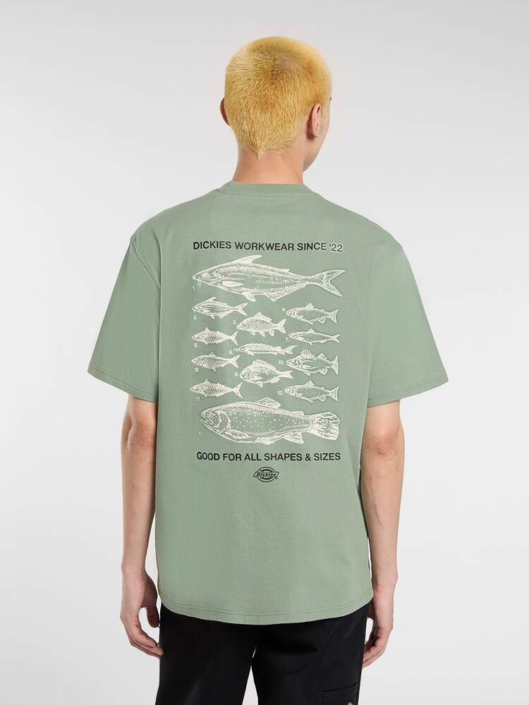 Dickies Green Laryville T-Shirt - Image 1 of 8 Dickies Green Laryville T-Shirt - Image 1 of 8