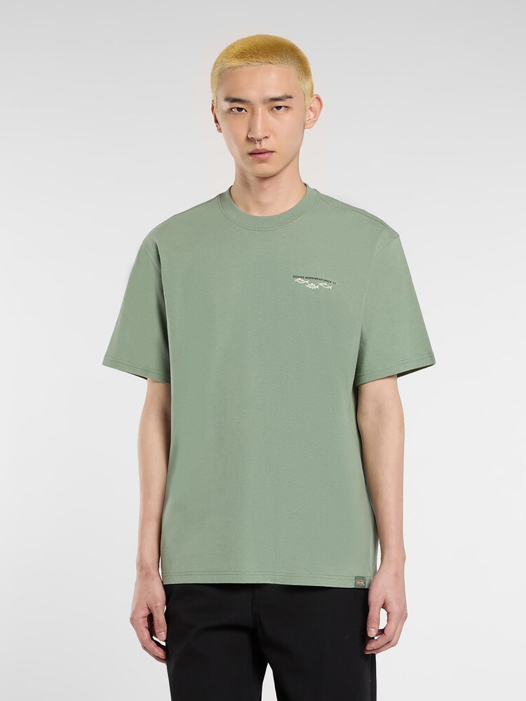 Dickies Green Laryville T-Shirt - Image 2 of 8 Dickies Green Laryville T-Shirt - Image 2 of 8