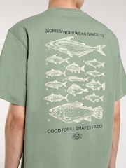 Dickies Green Laryville T-Shirt - Image 3 of 8
