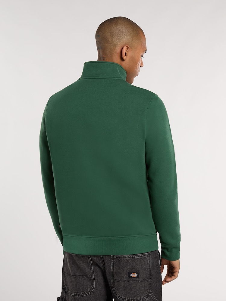Dickies Green Oakport Zip Hoodie