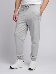 U.S. Polo Assn. Grey Mens Elasticated Cuff Loopback Joggers - Image 1 of 5