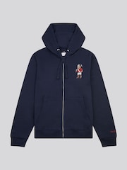 U.S. Polo Assn. Blue Mens Chuck Loopback Zip Hoodie - Image 1 of 4