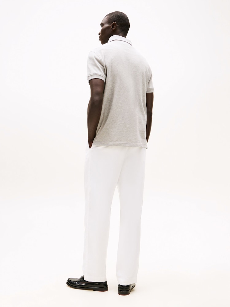 Tommy Hilfiger Grey Regular Fit Polo Shirt - Image 2 of 5