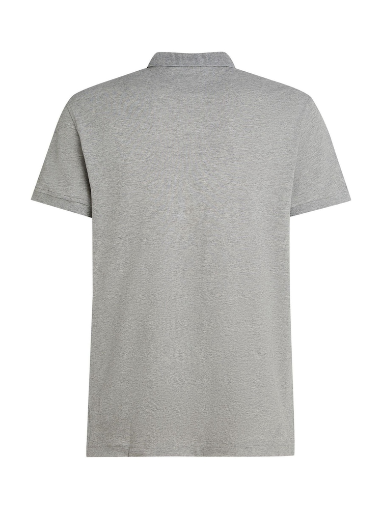 Tommy Hilfiger Grey Regular Fit Polo Shirt - Image 5 of 5