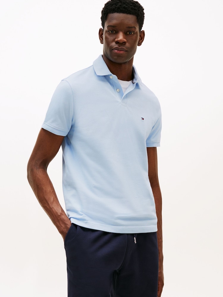 Tommy Hilfiger Blue Regular Fit Polo Shirt - Image 1 of 6