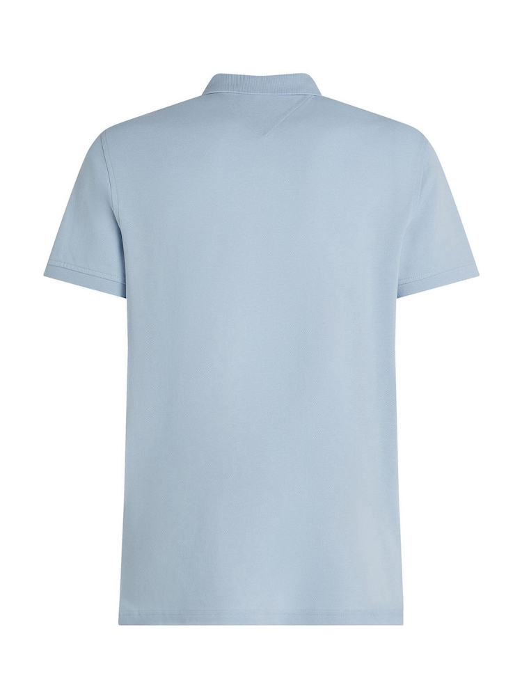Tommy Hilfiger Blue Regular Fit Polo Shirt - Image 6 of 6