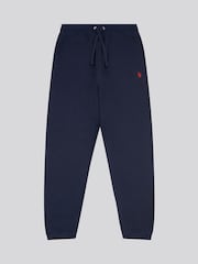 U.S. Polo Assn. Blue Mens Elasticated Cuff Loopback Joggers - Image 1 of 4