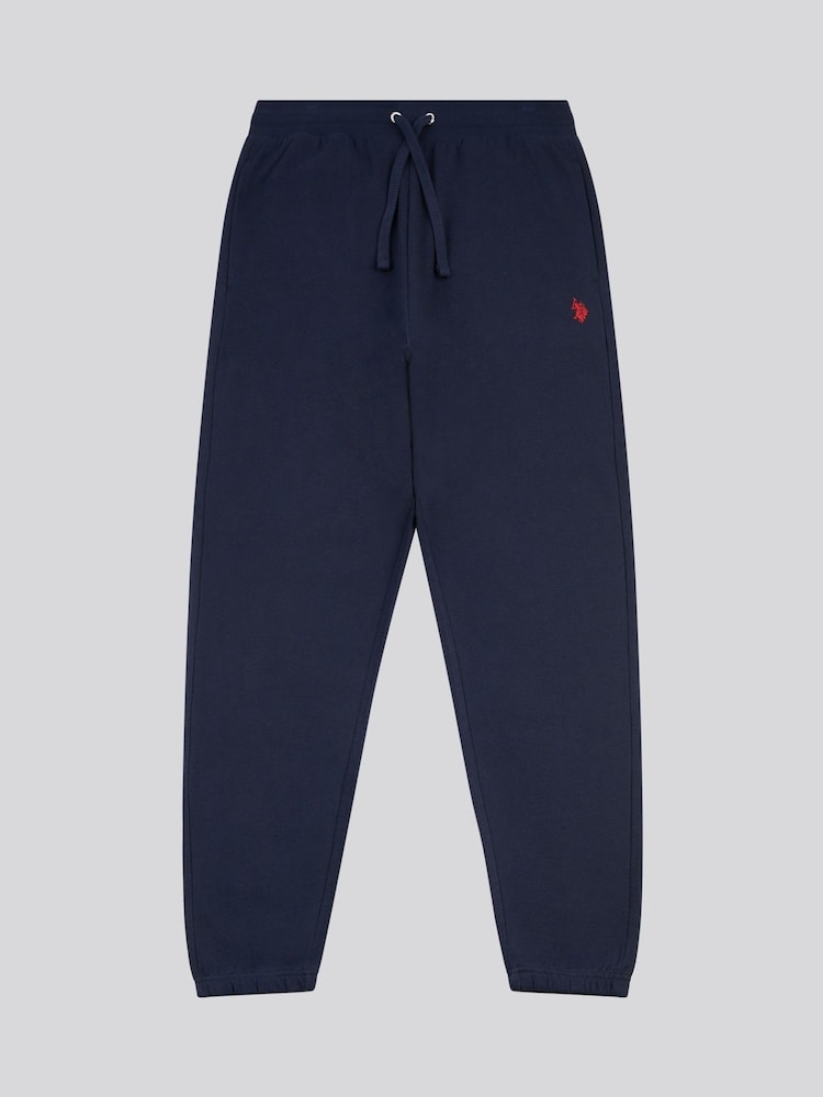 U.S. Polo Assn. Blue Mens Elasticated Cuff Loopback Joggers - Image 1 of 4