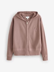 B by Ted Baker Pink Knit Zip Through Loungewear Set - Image 1 of 1
