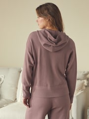 B by Ted Baker Pink Knit Zip Through Loungewear Set - Imagen 3 de 4