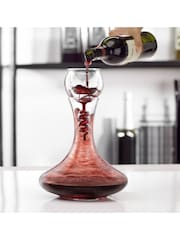 MenKind Clear Final Touch Twister Glass Aerator Decanter Set - Image 1 of 3