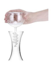MenKind Clear Final Touch Twister Glass Aerator Decanter Set - Image 2 of 3