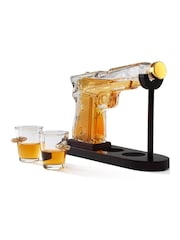 MenKind Clear Gun Decanter And Glass Gift Set - Image 2 of 4
