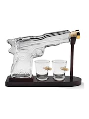 MenKind Clear Gun Decanter And Glass Gift Set - Image 3 of 4