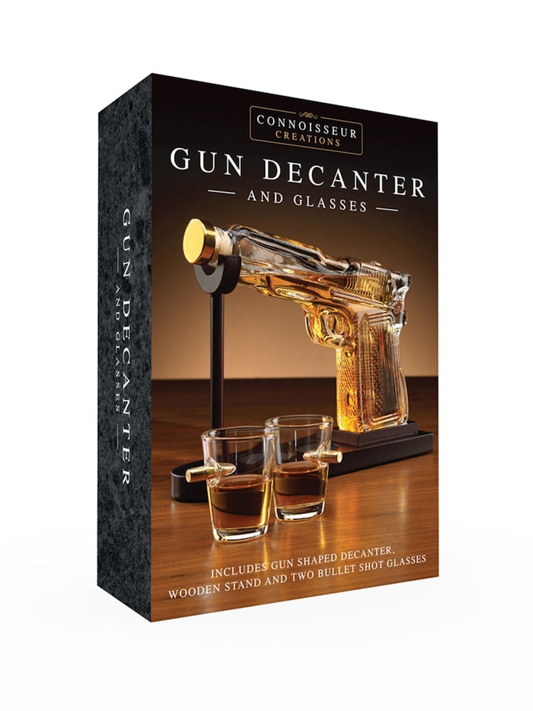 MenKind Clear Gun Decanter And Glass Gift Set - Image 5 of 5