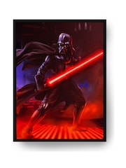 MenKind Black Star Wars Classics Vader Light Up Canvas - Image 3 of 4