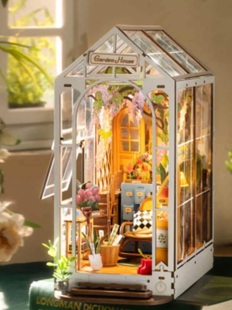 MenKind Multi Greenhouse Book Nook Wooden Construction Kit - Image 2 of 10 MenKind Multi Greenhouse Book Nook Wooden Construction Kit - Image 2 of 10