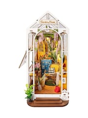MenKind Multi Greenhouse Book Nook Wooden Construction Kit - Image 4 of 5
