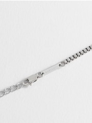 Bartlett Mens Silver Tone Box Chain Bracelet - Image 2 of 3
