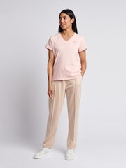 U.S. Polo Assn. Pink Womens Regular Fit V-Neck T-Shirt - Image 3 of 7