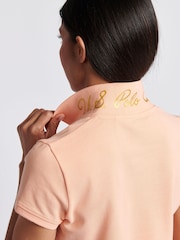 U.S. Polo Assn. Orange Womens Player 3 Polo Shirt - Image 5 of 9