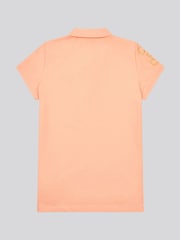 U.S. Polo Assn. Orange Womens Player 3 Polo Shirt - Image 7 of 9