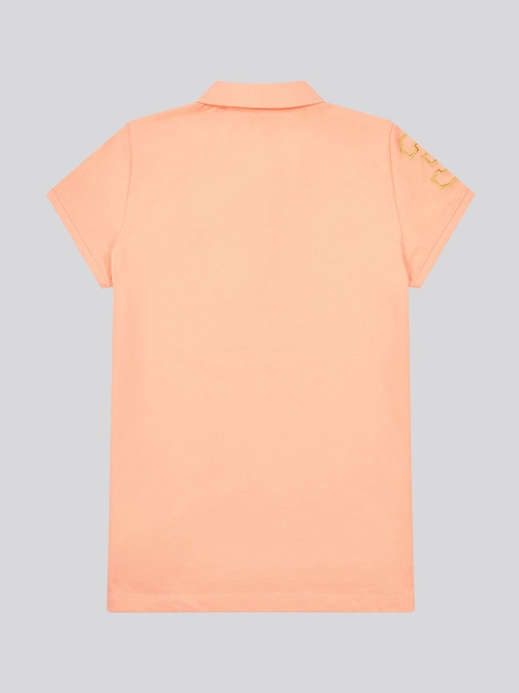 U.S. Polo Assn. Orange Womens Player 3 Polo Shirt - Image 7 of 9