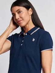 Azul oscuro - U.S. Polo Assn. Womens Polo Shirt - Imagen 2 de 7