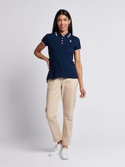 Azul oscuro - U.S. Polo Assn. Womens Polo Shirt - Imagen 3 de 7