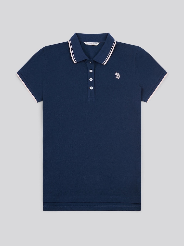 U.S. Polo Assn. Blue Dark Womens Polo Shirt - Image 5 of 7