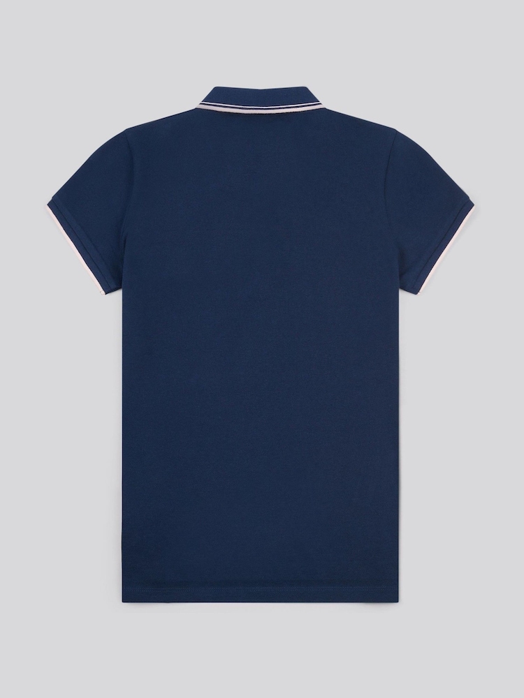 U.S. Polo Assn. Blue Dark Womens Polo Shirt - Image 6 of 7