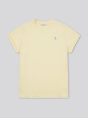 U.S. Polo Assn. Yellow Womens Crew Neck Double Horsemen T-Shirt - Image 5 of 7