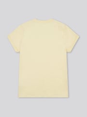 U.S. Polo Assn. Yellow Womens Crew Neck Double Horsemen T-Shirt - Image 6 of 7