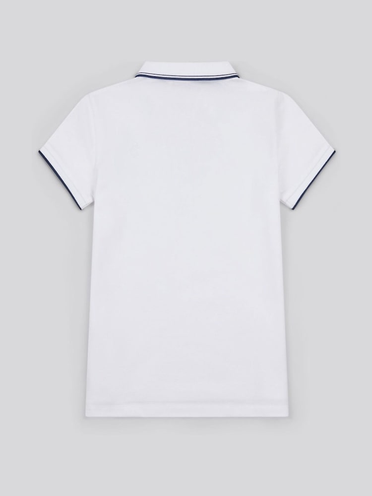 U.S. Polo Assn. White Womens Polo Shirt - Image 6 of 7