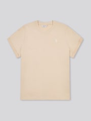 U.S. Polo Assn. Natural Womens Crew Neck Double Horsemen T-Shirt - Image 5 of 7