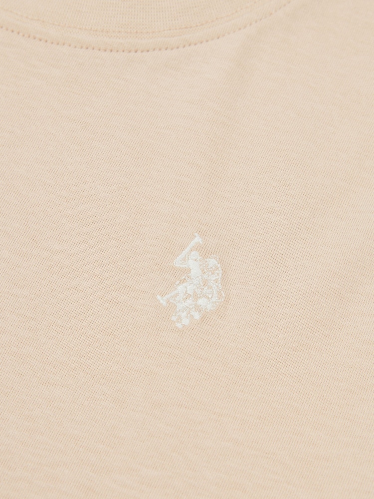 U.S. Polo Assn. Natural Womens Crew Neck Double Horsemen T-Shirt - Image 7 of 7 U.S. Polo Assn. Natural Womens Crew Neck Double Horsemen T-Shirt - Image 7 of 7