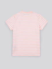 Rosa - U.S. Polo Assn Womens Stripe Crew Neck T-Shirt - Imagen 6 de 7