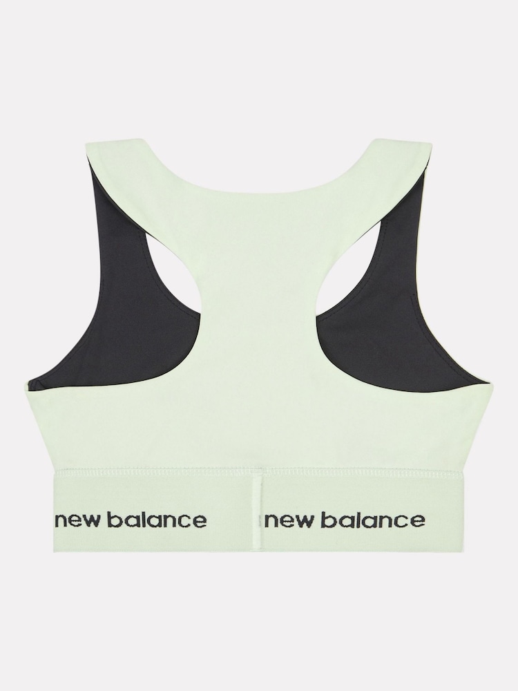 New Balance Green Kids Harmony Racerback Bra - Image 2 of 3