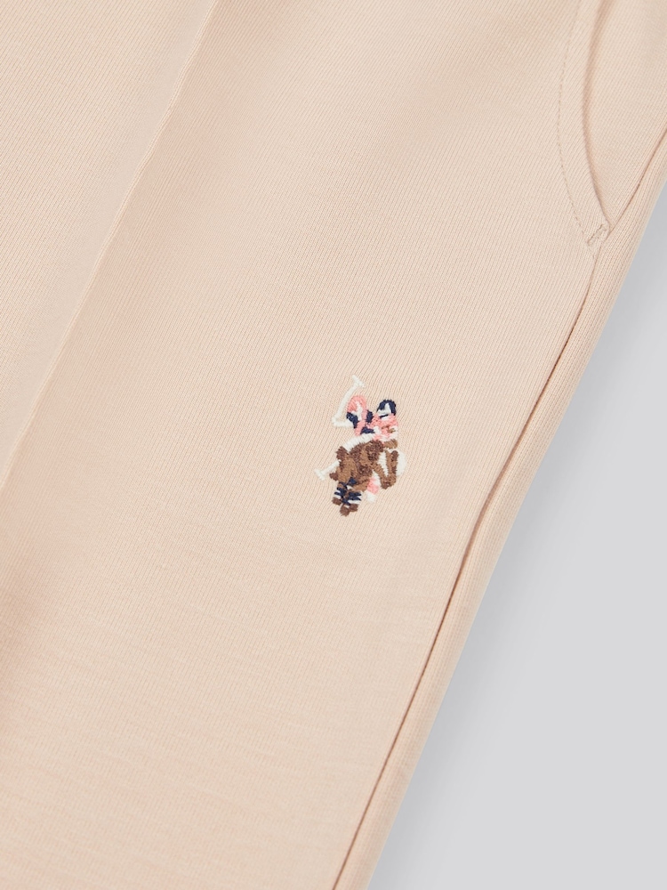U.S. Polo Assn. Natural Womens Smart Stripe Joggers - Image 7 of 7