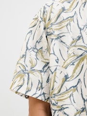 JACK & JONES White Floral Print Short Sleeve Shirt - Image 4 of 5