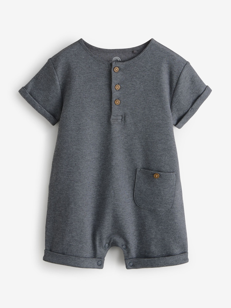 Grey Marl Rompersuit - Image 1 of 1
