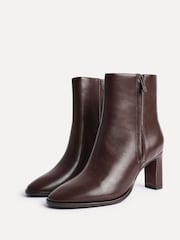 Linzi Brown Jonas Block Heel Ankle Boots - Image 4 of 6