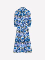 Boden Blue Clara Cotton Shirt Dress - Image 4 of 4