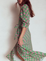 Boden Green Mia Tiered Shirt Dress - Image 1 of 6