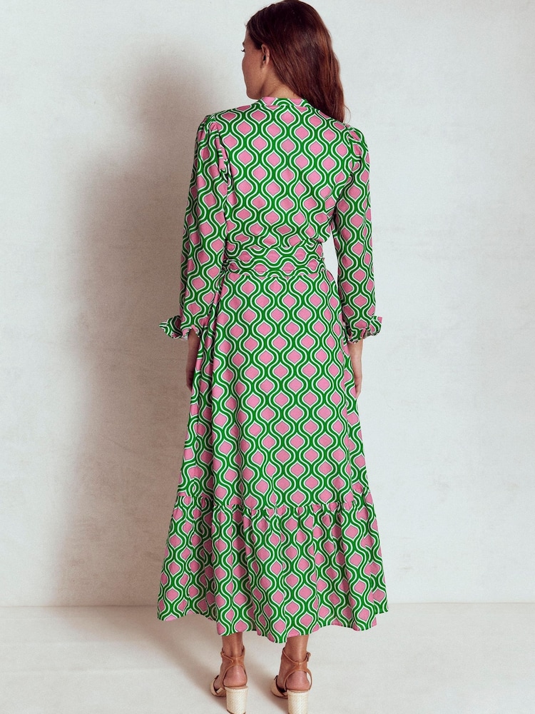 Buy Boden Green Mia Tiered Shirt Dress from Next USA Buy Boden Green Mia Tiered Shirt Dress from Next USA